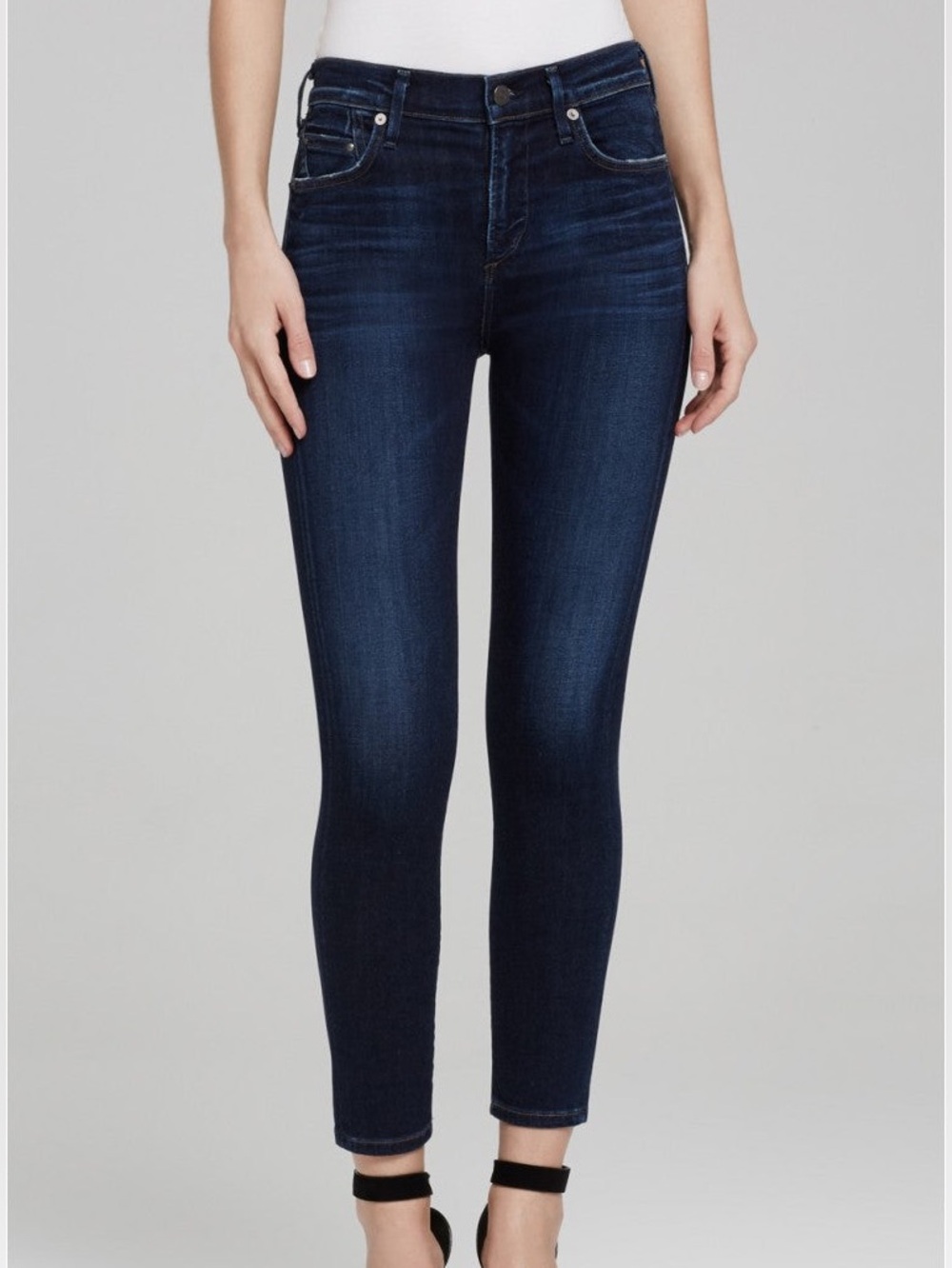 Citizens of Humanity Rocket Crop High Rise Skinny Jeans in Starlite Size 28